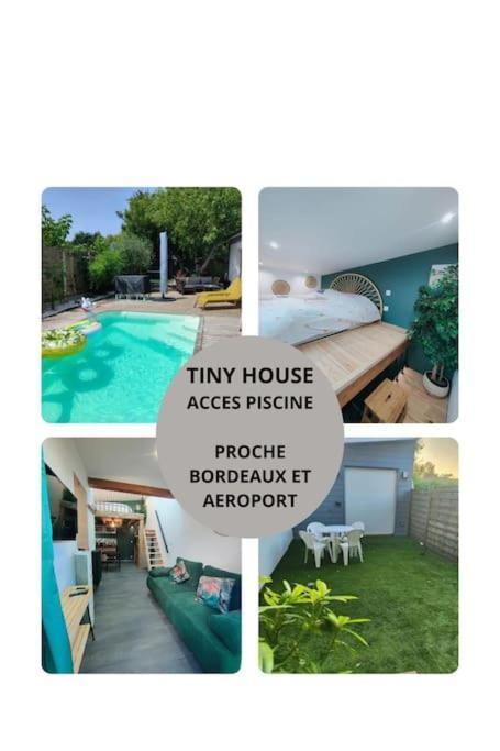 Villa Tiny House Avec Jardin Et Acces Piscine Chauffee à Saint-Médard-en-Jalles Extérieur photo